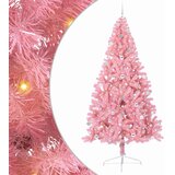  Umjetno predsvijetljeno božićno drvce Ružičasta 240 cm PVC | shoptok.hr