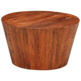The Living Store Stol za kavu Ø 52x30 cm Puno grubo drvo mango | shoptok.hr