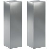  Stalak za biljke 2 pcs Srebrna 30 x 30 x 100 cm | shoptok.hr