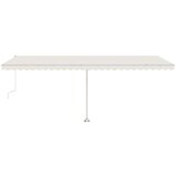  Prostostoječa avtomatska tenda 600x300 cm krem, (20728983) | Shoptok.si