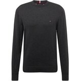 Tommy Hilfiger Pulover temno modra / antracit / živo rdeča / bela | Shoptok.si