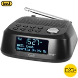 RC 80D4 radio ura z alarmom črna, (20396474)
