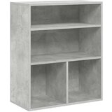 Maison Chic Knjižna omara - Knjižni regal betonsko siva 60x30x71,5 cm inženirski les, (21725098) Cene