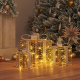  Poklonska kutija 3 pcs Topla bijela 20 x 20 x 20 cm PET | Eponuda.ba