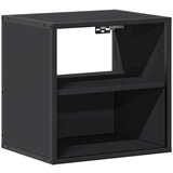 vidaXL Stenska nočna omarica črna 40x31x39,5 cm | Shoptok.si