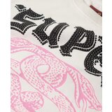 Superdry Majica ecru / svetlo roza / črna | Shoptok.si