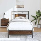 vidaXL Okvir kreveta bez madraca smeđa boja hrasta 90x190 cm drveni | shoptok.hr