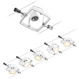 PAULMANN 94432 - KOMPLET 5xGU5,3/10W sajleni sistem MAC 230V, beo | Eponuda.com