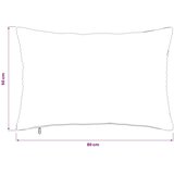  Presvlaka za jastuk 2 pcs HEERLEN Plava 50 x 80 cm Kord - Plava 50 x 80 cm 2 | shoptok.hr