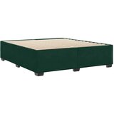  Okvir za krevet bez madraca tamnozeleni 200x200 cm baršunasti | shoptok.hr