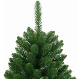 vidaXL Umjetno božićno drvce S LED lampica Zelena 120 cm PVC i metal | shoptok.hr