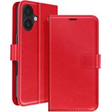 Oem Mayaxess, Ohišje za iPhone 16 Plus Denarnica s trakom za roko, Rdeča, (5000193363) | Shoptok.si