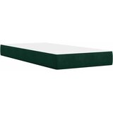 Box spring krevet s madracem tamnozeleni 90x190 cm baršunasti | shoptok.hr