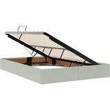  LED krevet za pohranu s madracem Svjetlosiva 140 x 190 cm | shoptok.hr