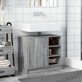 Ormarić za umivaonik boja hrasta 63x29x55 cm konstruirano drvo | shoptok.hr