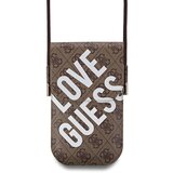 Guess Torbica za pametni telefon z motivom 4G Big Love, Rjava, (21749302) | Shoptok.si