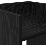  Stalak za biljke s policom Crni Hrast 30 x 30 x 100 cm | shoptok.hr