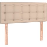 Maison Chic posteljno vzglavje - vzglavna omarica - nočna omarica kapučino 100x5x78/88 cm umetno usnje, (21707163) Cene