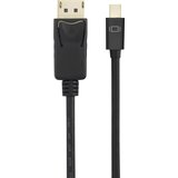 Renkforce Mini-DisplayPort/DisplayPort adapterski kabel mini DisplayPort vtič, DisplayPort vtič 1.5 m črna RF-4538174 pozlačeni konektorji DisplayPort, (20419000) | Shoptok.si