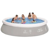 Jilong okrugli bazen na napuhavanje sivi 450 x 122 cm Cijene