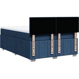  Krevet s oprugama i madracem plavi 140x200 cm od tkanine | shoptok.hr