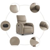  Električni naslonjač na podizanje umjetna koža boja cappuccina | Eponuda.com