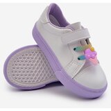 Boto Children's Sneakers Trainers with Velcro White-Purple Pennyn | ePonuda.com