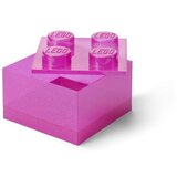 Lego kutija za odlaganje sa poklopcem (4): Svetlucavo roze ( 40090801 ) | ePonuda.com