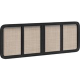  Uzglavlje s uzglavljem Crna 160 x 55 x 3 cm Ratan | shoptok.hr
