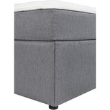 P & B POSTELJA Z VZMETNICO 120 cm x 200 cm , les, tekstil, leseni material siva | Shoptok.si