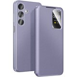 AVIZAR Ovitek za Galaxy A37 z oknom Smart View in držalom za kartice, Siva lavanda, (5000189405) | Shoptok.si