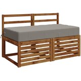 Jastuk za sjedalo SOEST 100% poliester Siva 120 x 60 x 15 cm | shoptok.hr