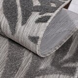 Lesnina XXXL PREPROGA ZA ZUNANJO UPORABO Floral 80/150 cm tkano siva | Shoptok.si