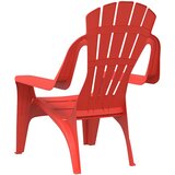  Vrtne stolice za djecu 2kom crvene 37x34x44cm PP izgled drva | shoptok.hr