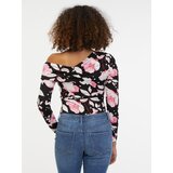 Orsay Pink-Black Women's Floral Top - Women | ePonuda.com
