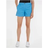 Tommy Hilfiger 1985 Blue Shorts Co Pull On Short - Women