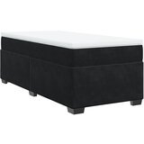 Maison Chic Box spring postelja - Vzmetna postelja z vzmetnico črn 90x190 cm žamet SL10997, (21882667) Cene