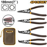  Klešče za seger obročke 4 kosi set 7"/180mm HCCPS26180 | Shoptok.si