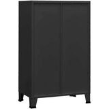  Sanduk za pohranu crni 70 x 40 x 115 cm metalni | shoptok.hr