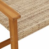  3-dijelni bistro set od poliratana i bagremovog drva bež | shoptok.hr