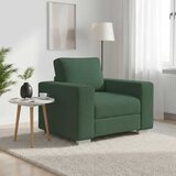 SOFA fotelja tamnozelena 100x77x82 cm korduro tkanina - Tamnozelena 1 100 cm Cijene