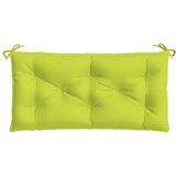  Jastuk za vrtnu klupu jarkozeleni 100x50x7 cm od tkanine Oxford | Eponuda.com
