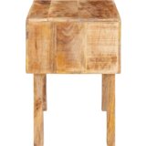 vidaXL Konec mize s polico 40 x 32 x 46 cm trden mangov les | Shoptok.si