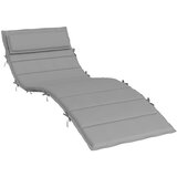  Jastuk za ležaljku sivi 180x60x4 cm od tkanine Oxford | shoptok.hr