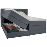 Premium Living Postelja Boxspring Simon, Temno Siva, 180x200 | Shoptok.si