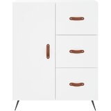  Visoka komoda bijela 69,5x34x180 cm konstruirano drvo | shoptok.hr