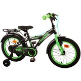  Dječji bicikl Volare Thombike 16" s dvije ručne kočnice crno-zeleni | shoptok.hr