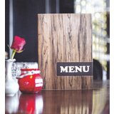 SECURIT Jedilna mapa DESIGN WOOD, DIN A4, rjava, (21651500) | Shoptok.si