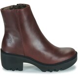 Fly London Gležnjarji TOOR Rdeča | Shoptok.si