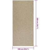  Tepih ZIZUR 100 x 200 cm s izgledom jute unutarnji i vanjski | shoptok.hr